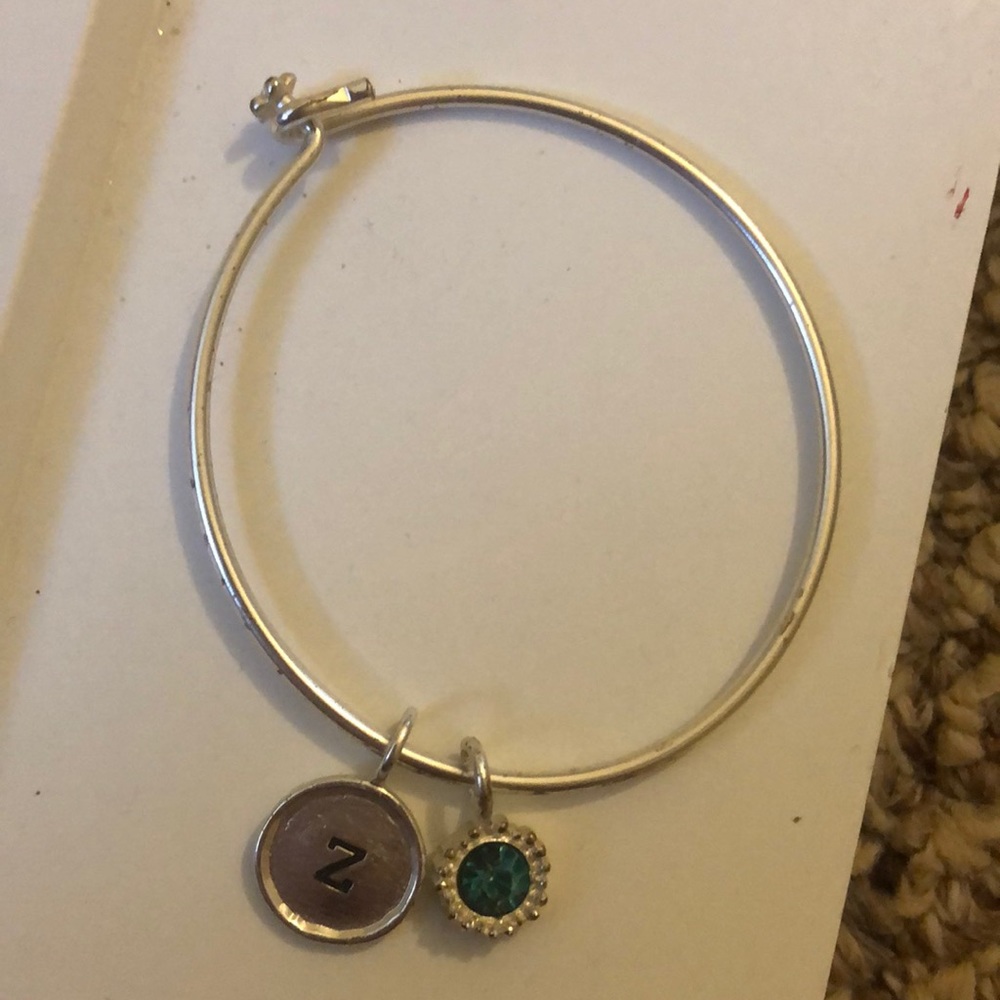 Z charm bracelet
